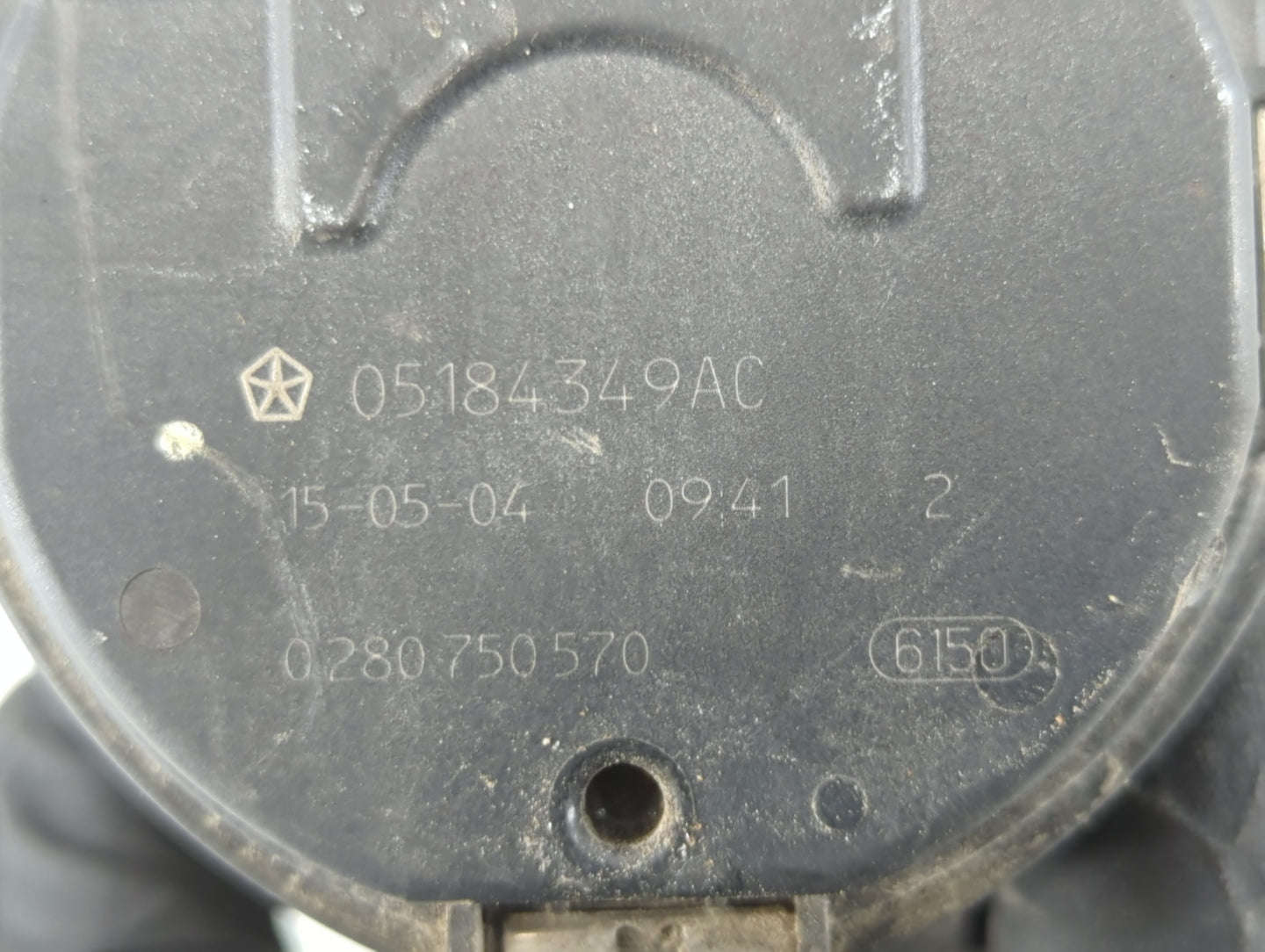 2011-2022 Dodge Challenger Throttle Body P/N:0 280 750 570 05184349AC Fits OEM Used Auto Parts - Oemusedautoparts1.com