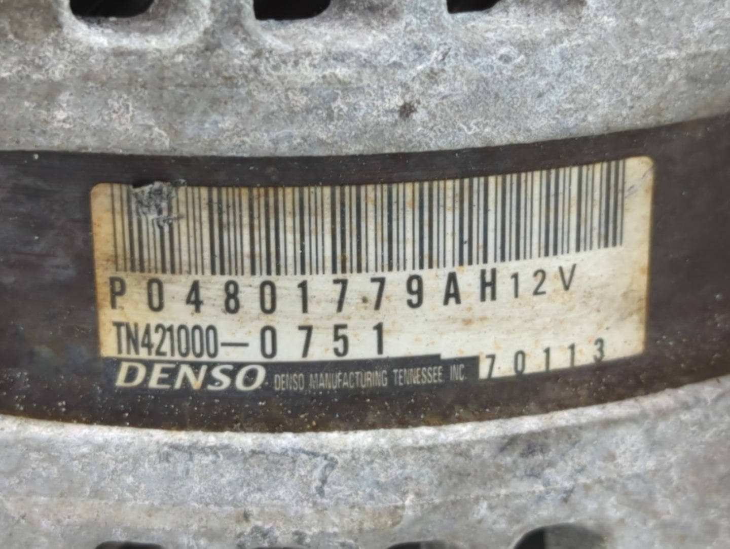 2011-2022 Dodge Challenger Alternator Replacement Generator Charging Assembly Engine OEM P/N:TN421000-0751 P04801779AH Fits 