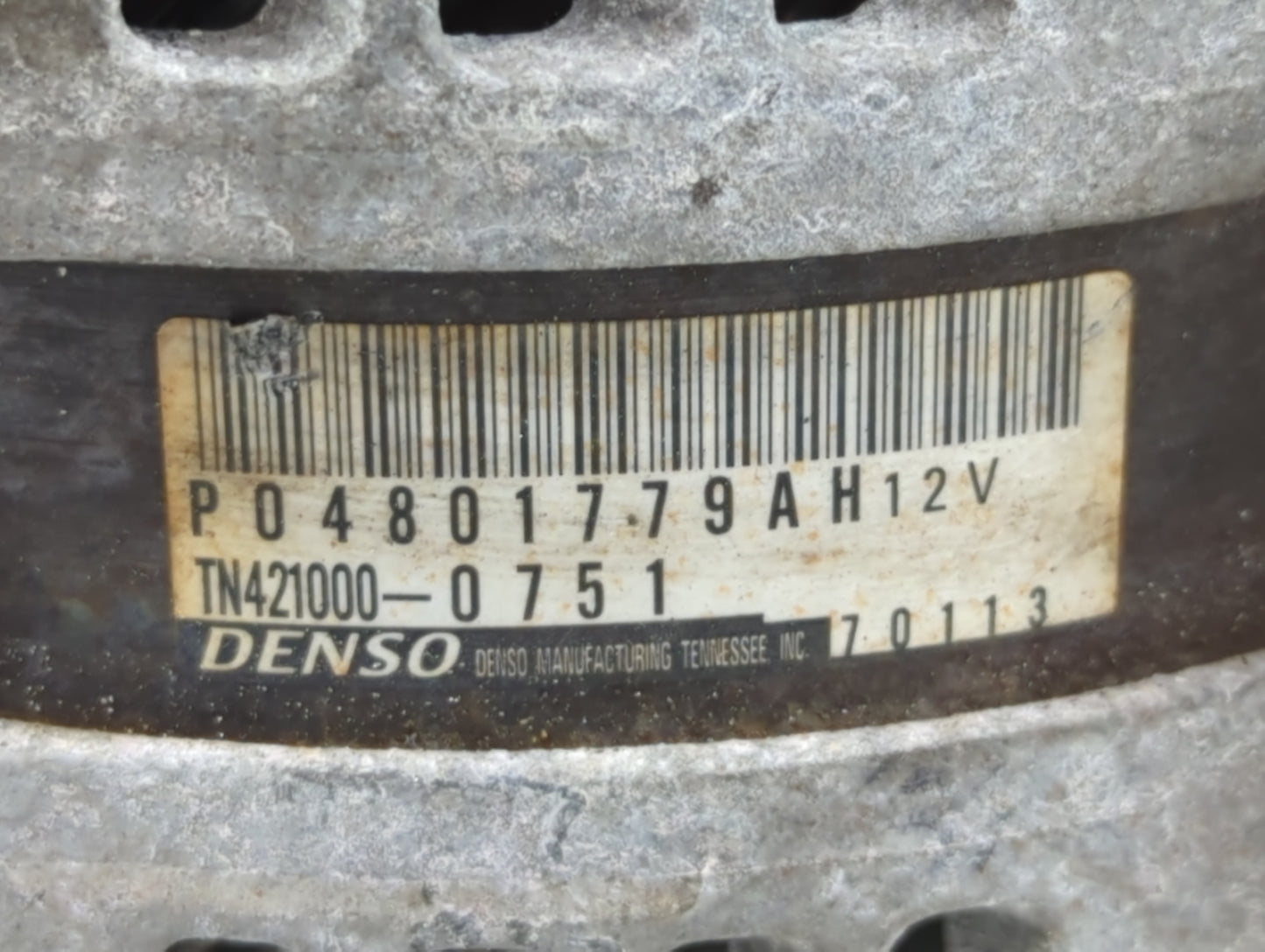 2011-2022 Dodge Challenger Alternator Replacement Generator Charging Assembly Engine OEM P/N:TN421000-0751 P04801779AH Fits 