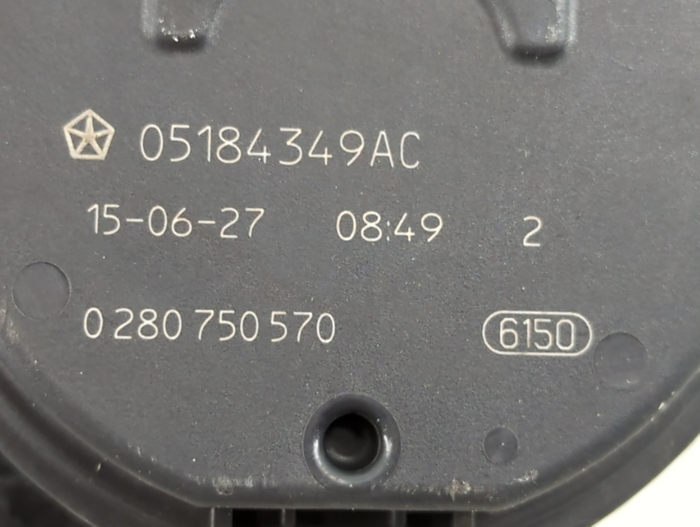 2011-2022 Dodge Charger Throttle Body P/N:05184349AC 05184349AF Fits OEM Used Auto Parts - Oemusedautoparts1.com