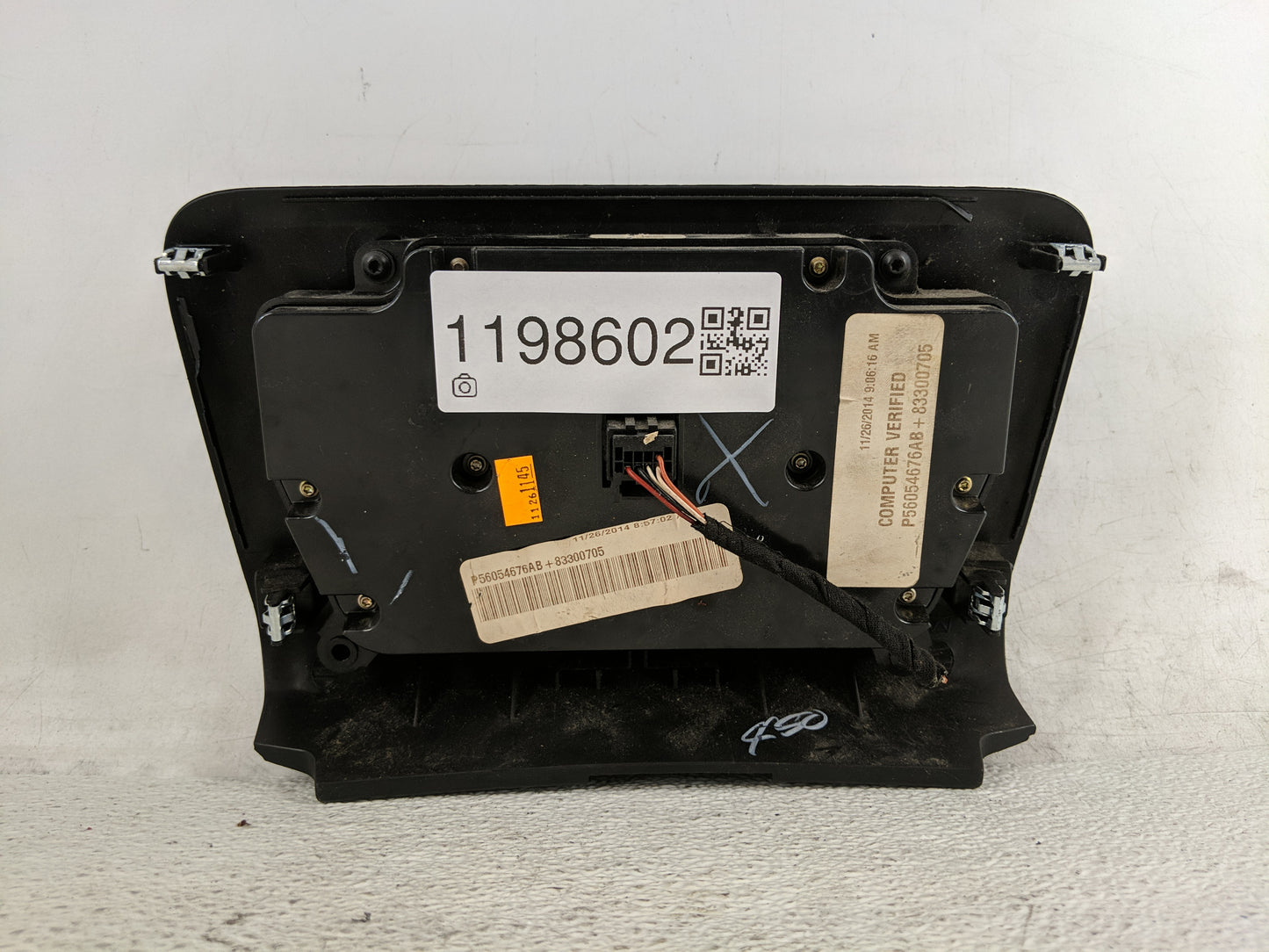 2015-2016 Dodge Charger Climate Control Module Temperature AC/Heater Replacement P/N:P56054676AB Fits Fits 2015 2016 OEM Use