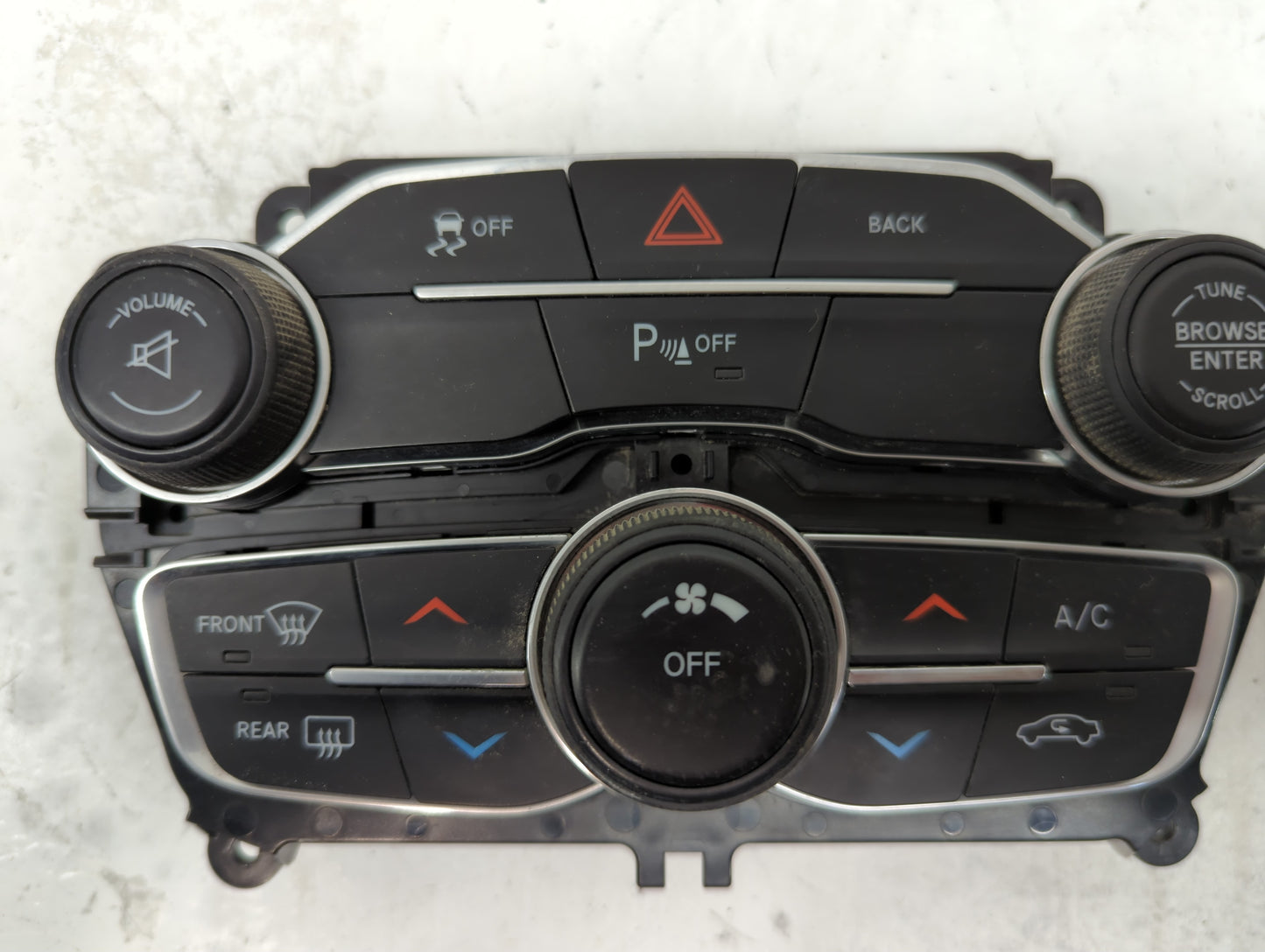 2015 Dodge Charger Climate Control Module Temperature AC/Heater Replacement P/N:P68254007AG Fits OEM Used Auto Parts - Oemus