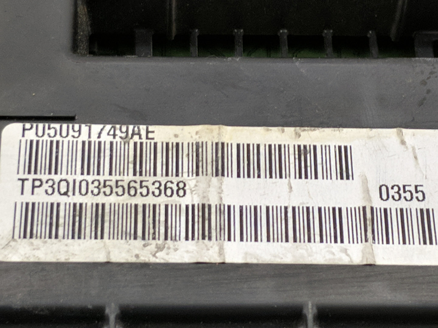 2015 Dodge Charger Instrument Cluster Speedometer Gauges P/N:P05091749AE Fits OEM Used Auto Parts - Oemusedautoparts1.com
