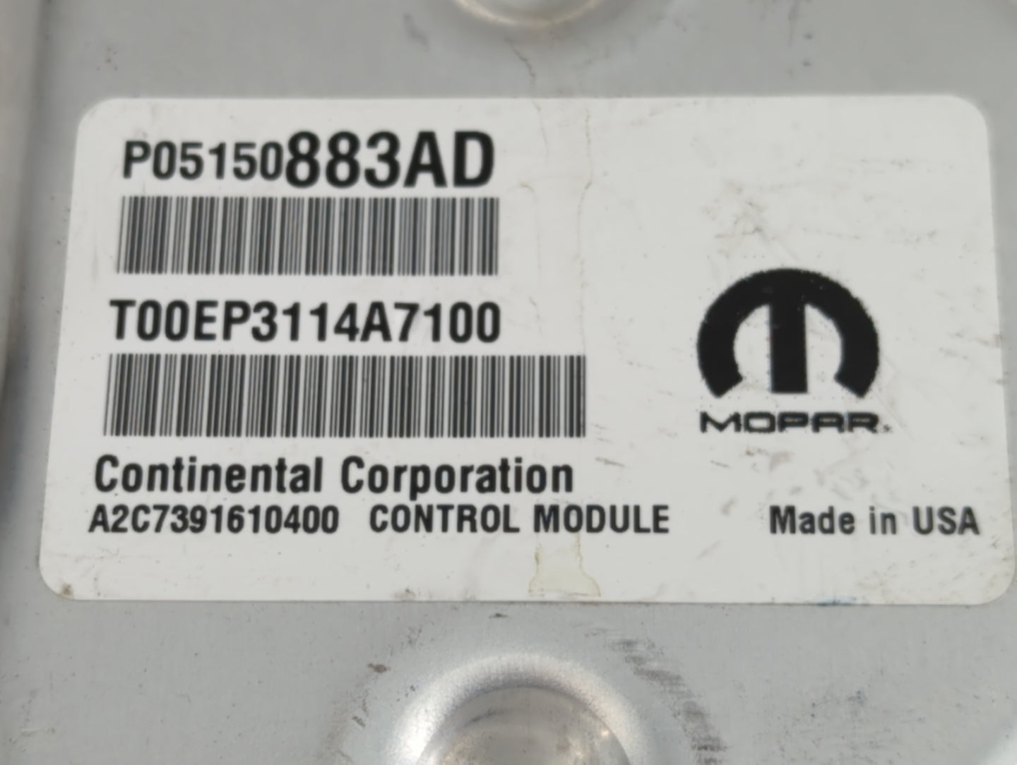 2015 Dodge Charger PCM Engine Control Computer ECU ECM PCU OEM P/N:P68230316AC P05150883AD Fits OEM Used Auto Parts - Oemuse