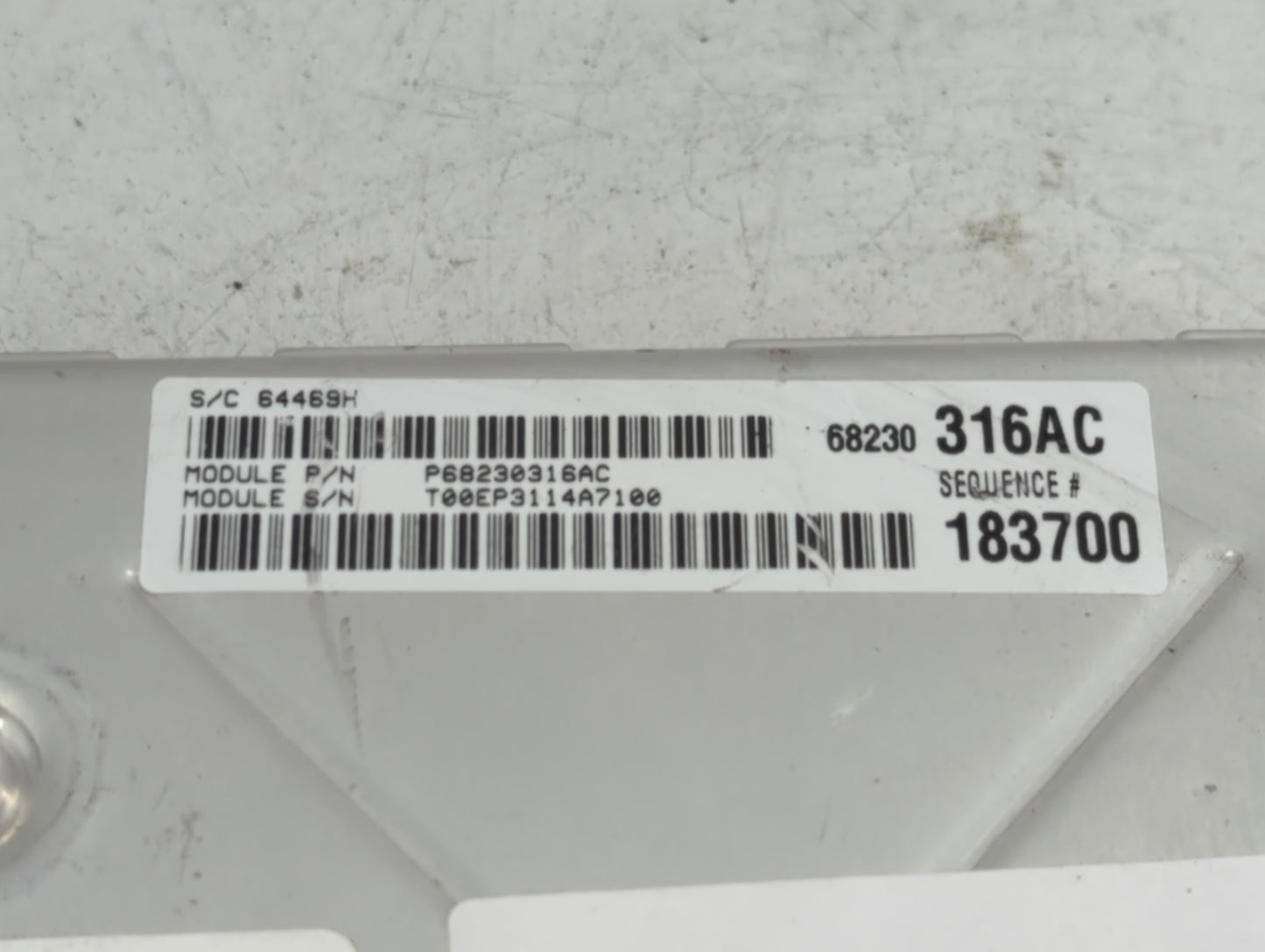 2015 Dodge Charger PCM Engine Control Computer ECU ECM PCU OEM P/N:P68230316AC P05150883AD Fits OEM Used Auto Parts - Oemuse