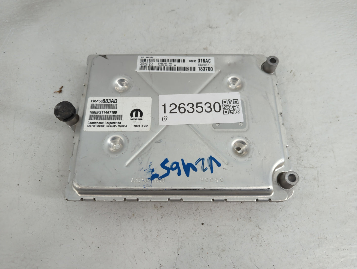 2015 Dodge Charger PCM Engine Control Computer ECU ECM PCU OEM P/N:P68230316AC P05150883AD Fits OEM Used Auto Parts - Oemuse