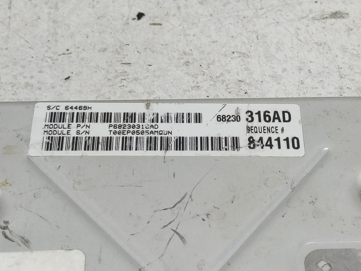 2015 Dodge Charger PCM Engine Control Computer ECU ECM PCU OEM P/N:P05150883AD Fits OEM Used Auto Parts - Oemusedautoparts1.