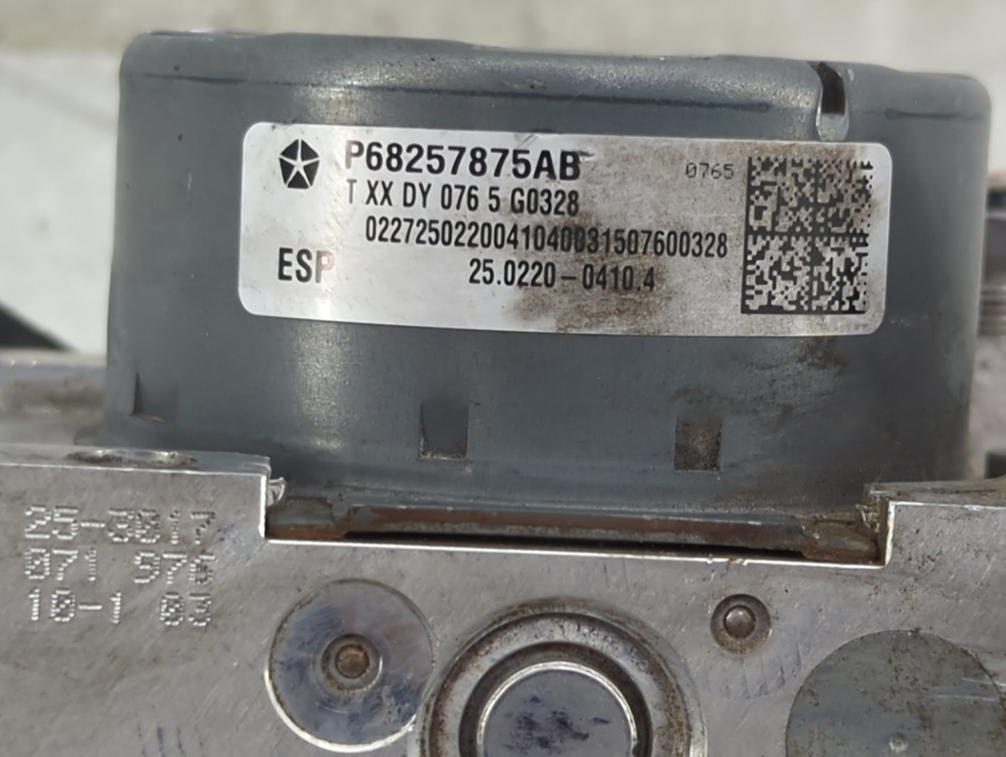 2015-2022 Dodge Charger ABS Pump Control Module Replacement P/N:P68257875AB Fits Fits 2015 2016 2017 2018 2019 2020 2021 202