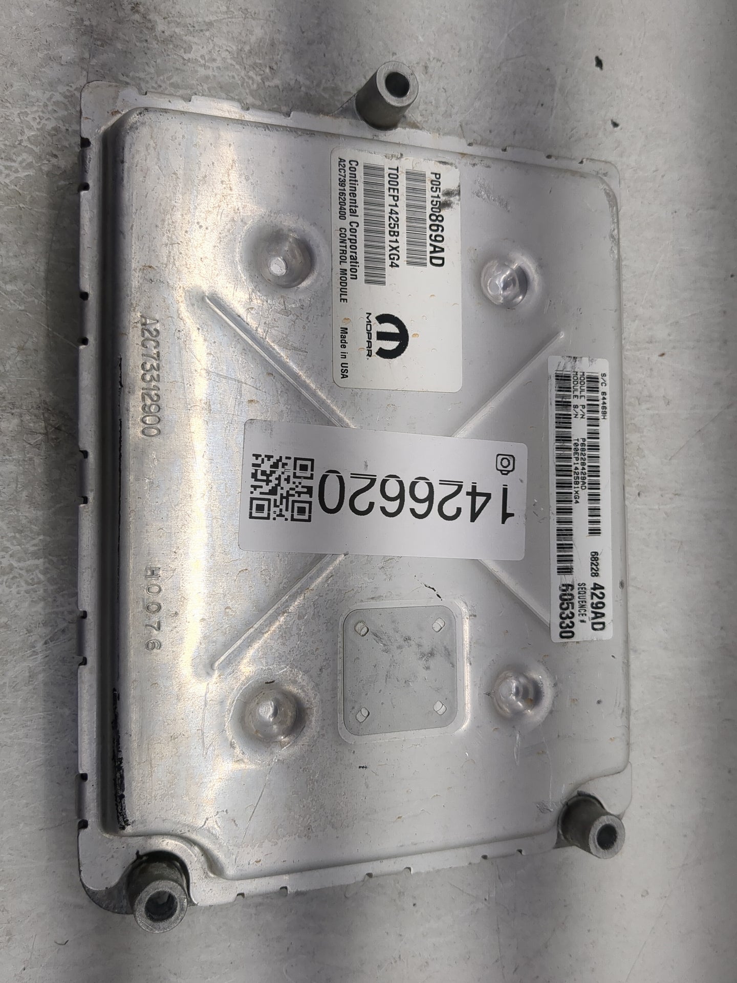 2015 Dodge Charger PCM Engine Control Computer ECU ECM PCU OEM P/N:P05150869AD T00EP1425B1XG4, A2C7391620400, A2C73312800 Fi