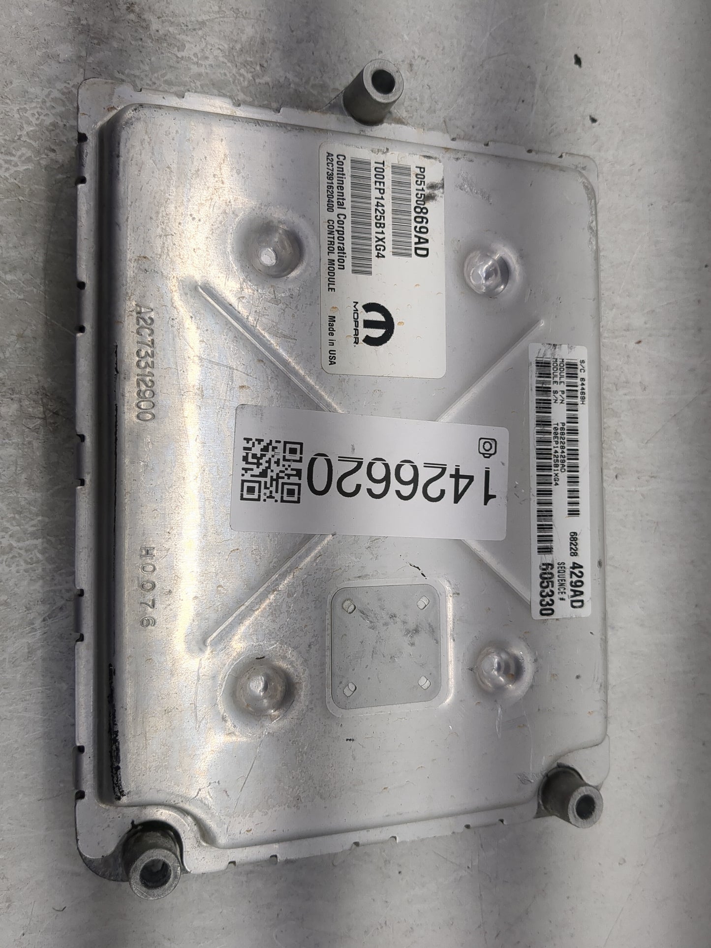 2015 Dodge Charger PCM Engine Control Computer ECU ECM PCU OEM P/N:P05150869AD T00EP1425B1XG4, A2C7391620400, A2C73312800 Fi