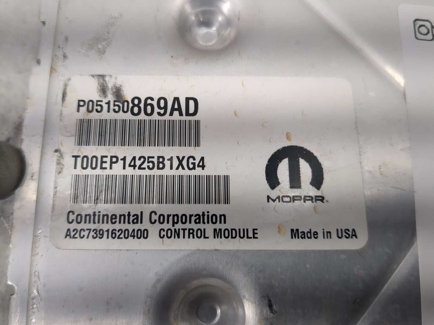 2015 Dodge Charger PCM Engine Control Computer ECU ECM PCU OEM P/N:P05150869AD T00EP1425B1XG4, A2C7391620400, A2C73312800 Fi