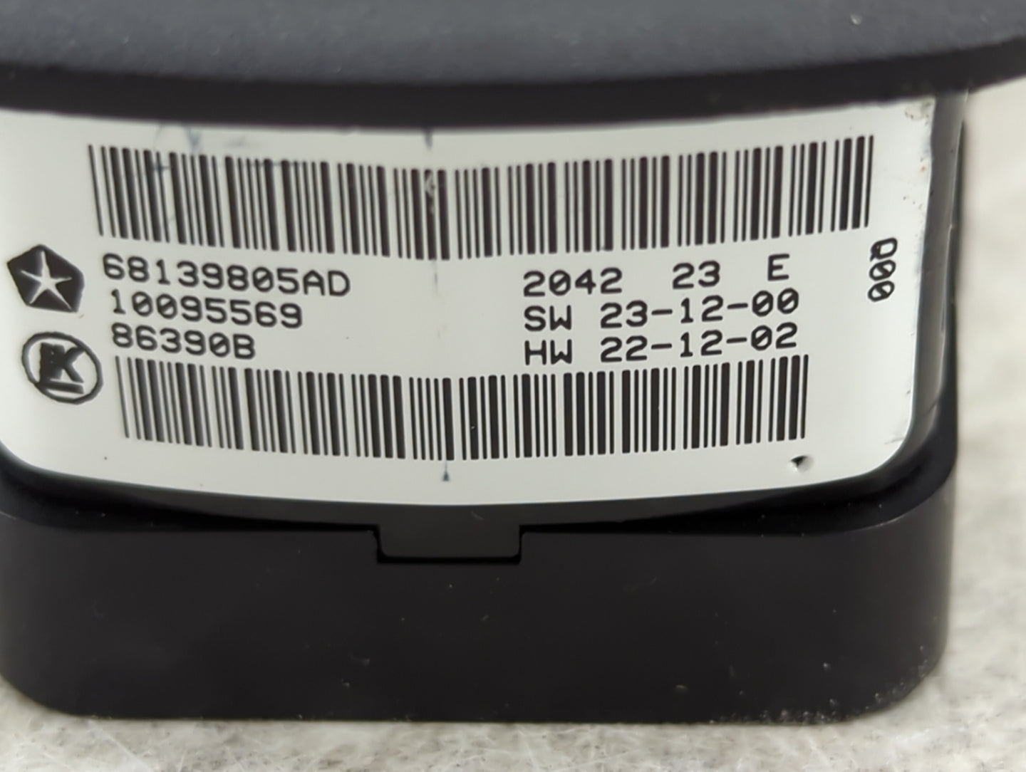2015-2019 Dodge Charger Master Power Window Switch Replacement Driver Side Left P/N:68139805AD 10095569 Fits OEM Used Auto P