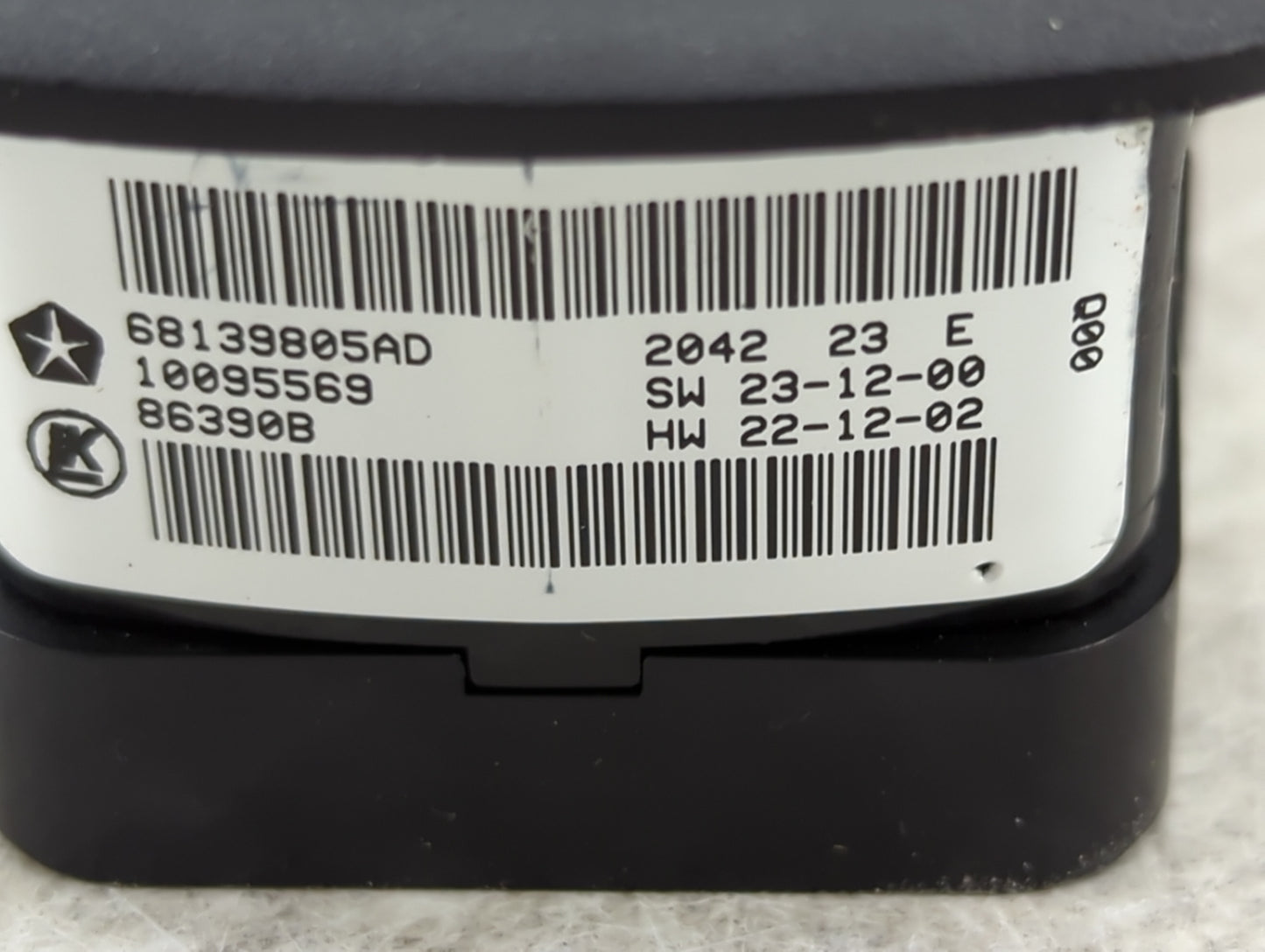 2015-2019 Dodge Charger Master Power Window Switch Replacement Driver Side Left P/N:68139805AD 10095569 Fits OEM Used Auto P