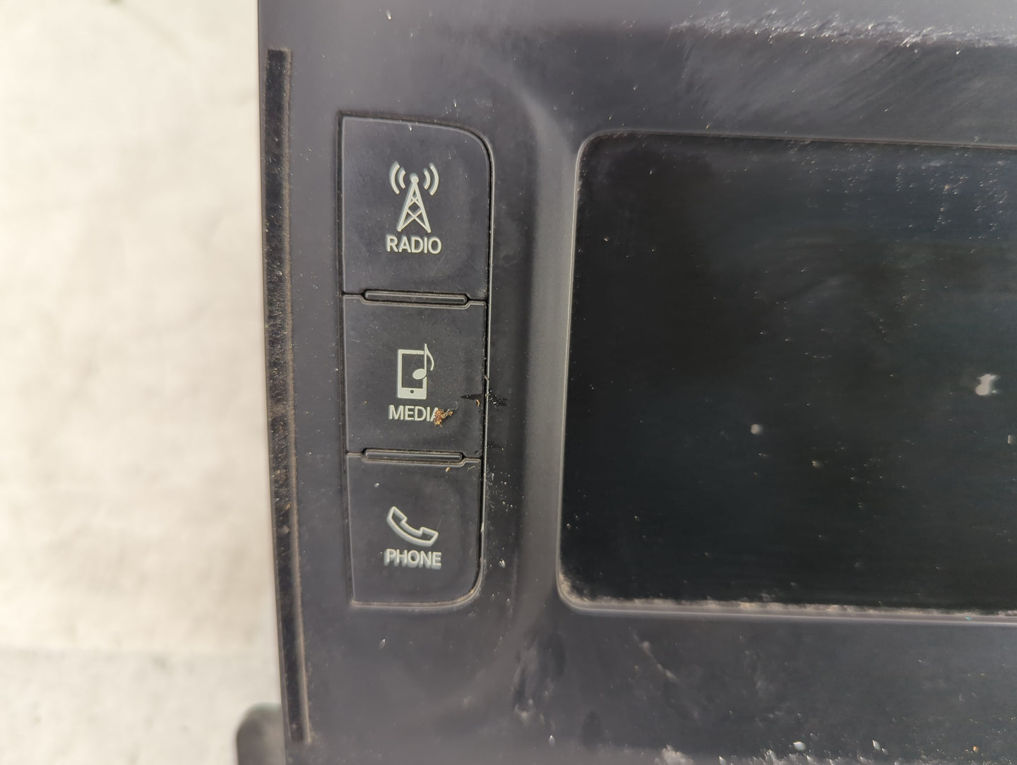 2015 Dodge Charger Information Display Screen Black - Oemusedautoparts1.com