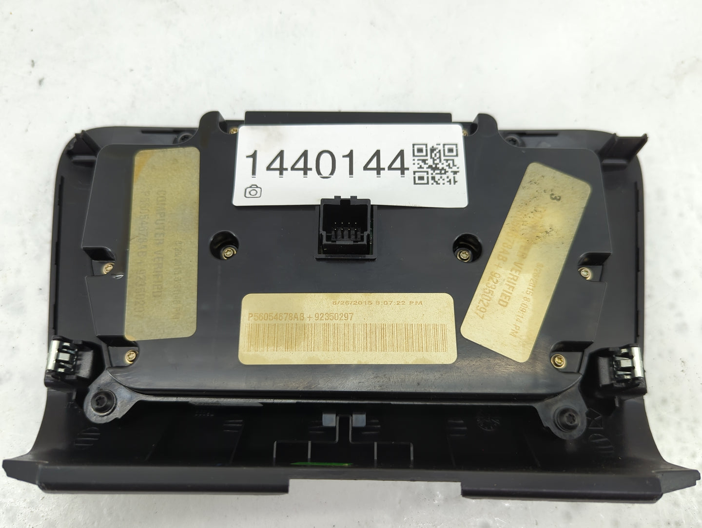 2015 Dodge Charger Climate Control Module Temperature AC/Heater Replacement P/N:P56054678AB 92350297 Fits OEM Used Auto Part
