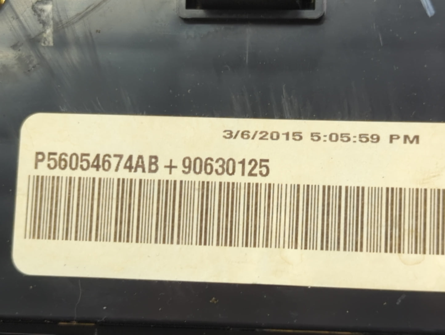 2015-2016 Dodge Charger Climate Control Module Temperature AC/Heater Replacement P/N:P56054674AB 90630125 Fits Fits 2015 201