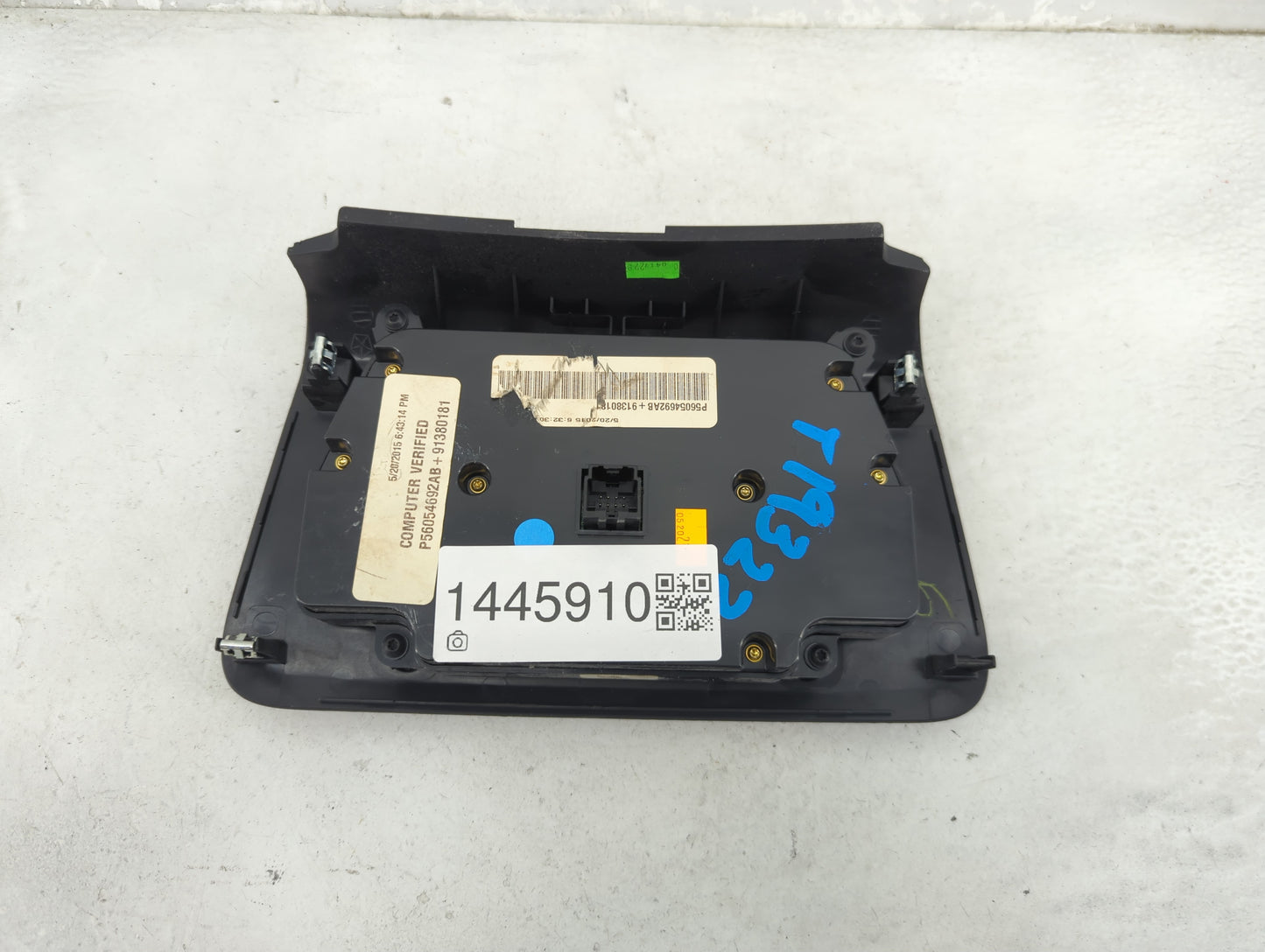 2015-2016 Dodge Charger Climate Control Module Temperature AC/Heater Replacement P/N:P56054692AB Fits Fits 2015 2016 OEM Use