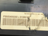 2015-2016 Dodge Charger Climate Control Module Temperature AC/Heater Replacement P/N:P56054692AB Fits Fits 2015 2016 OEM Use