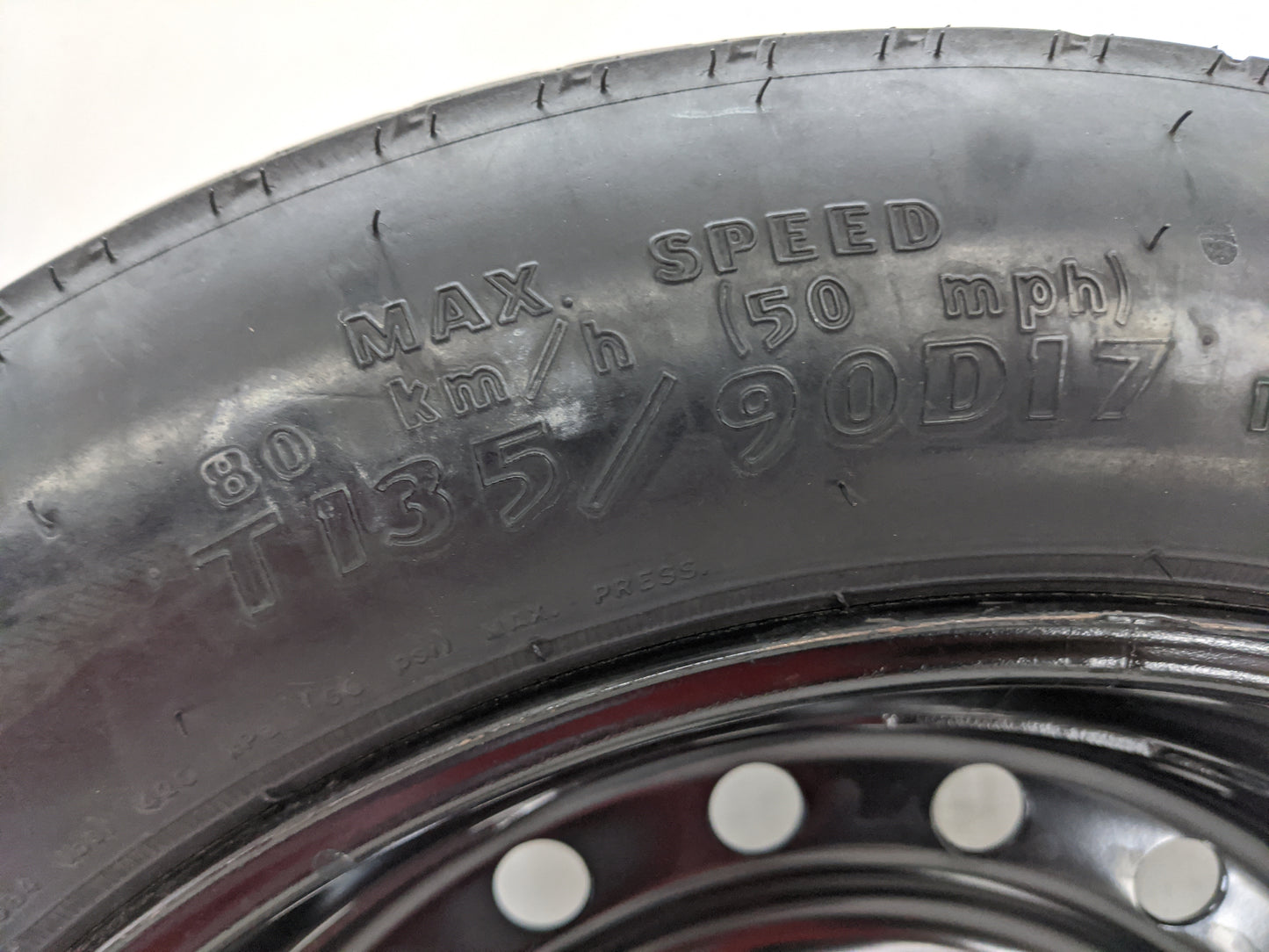 2006-2022 Dodge Charger Spare Donut Tire Wheel Rim Oem 1461505 - Oemusedautoparts1.com