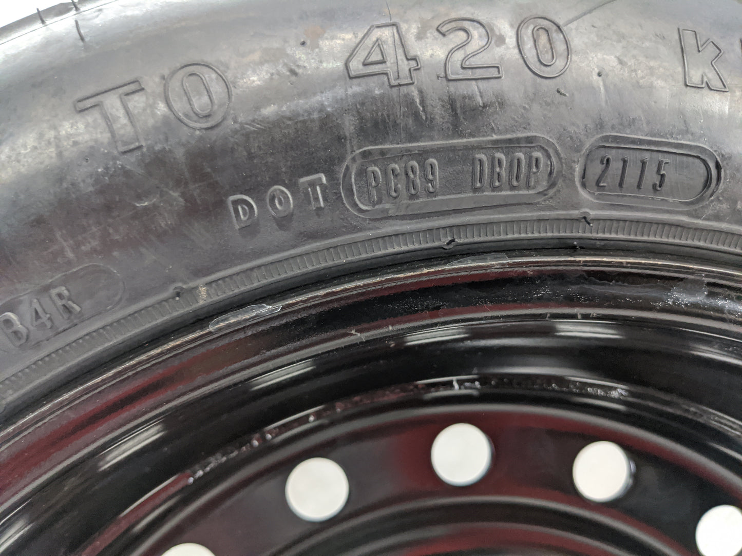 2006-2022 Dodge Charger Spare Donut Tire Wheel Rim Oem 1461505 - Oemusedautoparts1.com