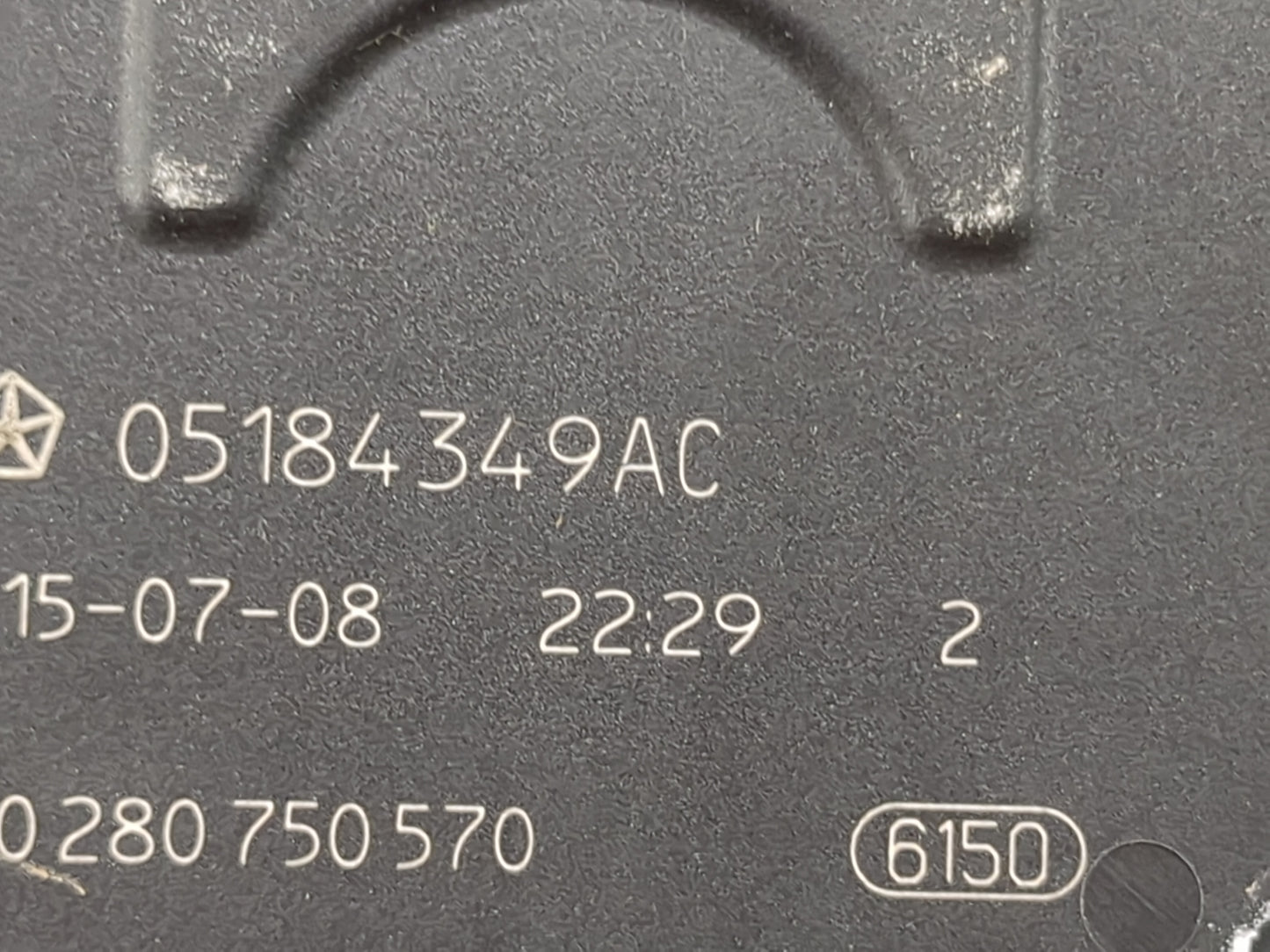 2011-2022 Dodge Charger Throttle Body P/N:05184349AC 0280750570 Fits OEM Used Auto Parts - Oemusedautoparts1.com