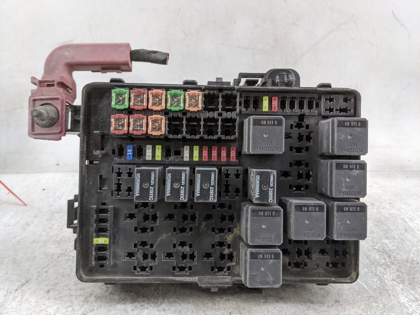 2015-2016 Dodge Charger Fusebox Fuse Box Panel Relay Module P/N:7154-7630-30 7171-4656-30 Fits Fits 2015 2016 OEM Used Auto 