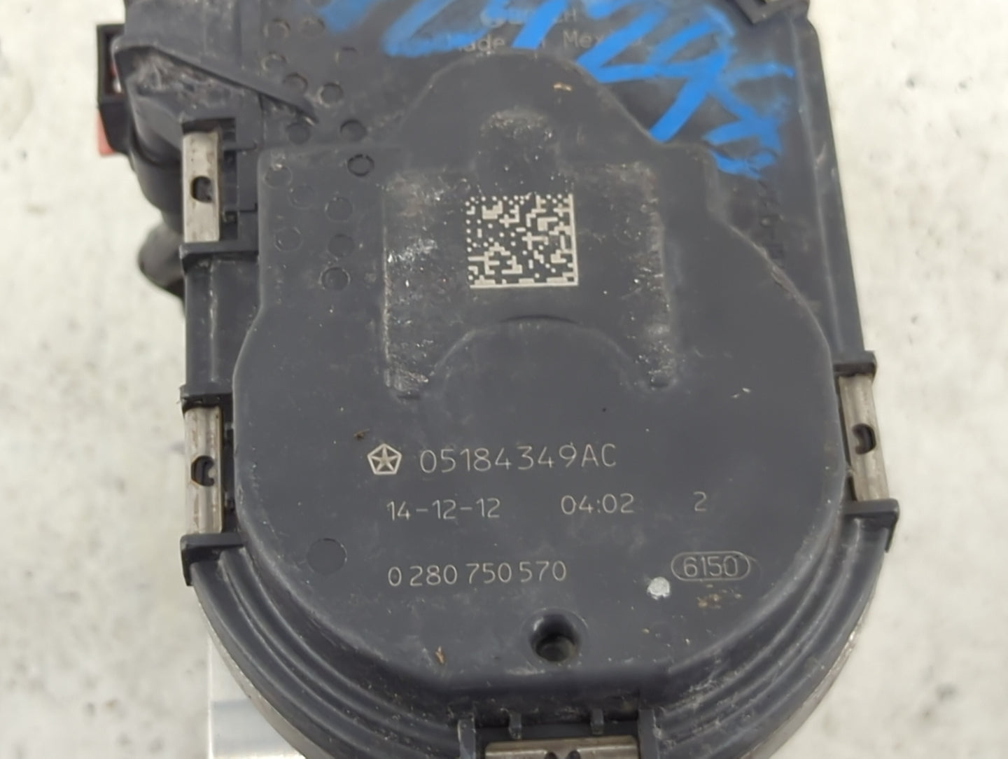 2011-2022 Dodge Charger Throttle Body P/N:05184349AC 0280750570 Fits OEM Used Auto Parts - Oemusedautoparts1.com