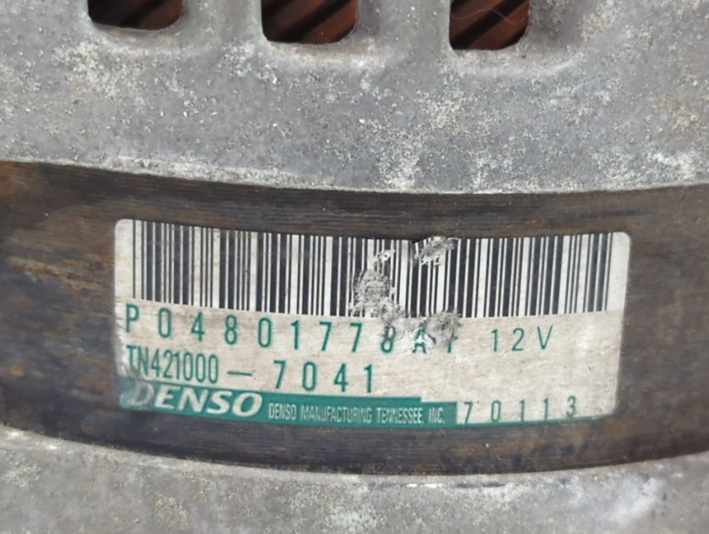 2011-2022 Dodge Charger Alternator Replacement Generator Charging Assembly Engine OEM P/N:TN421000-7041 P04801778AF Fits OEM