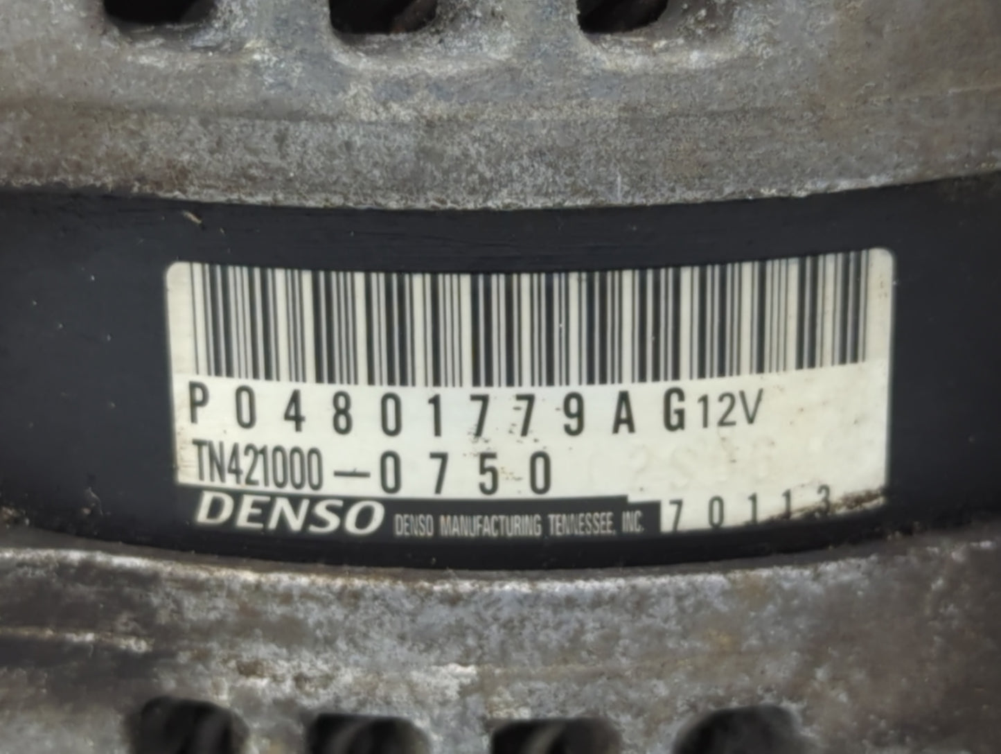 2011-2022 Dodge Charger Alternator Replacement Generator Charging Assembly Engine OEM P/N:P04801779AG Fits OEM Used Auto Par