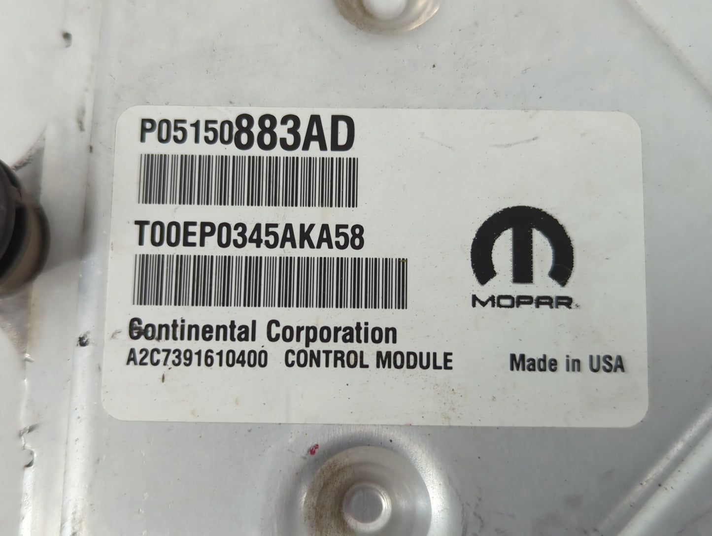 2015 Dodge Charger PCM Engine Control Computer ECU ECM PCU OEM P/N:P05150883AD P68230316AD Fits OEM Used Auto Parts - Oemuse