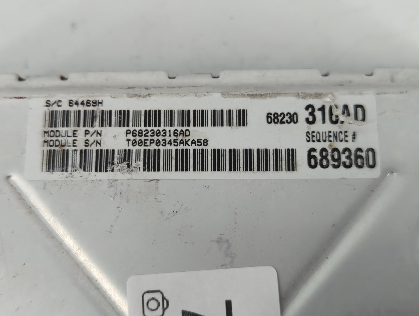 2015 Dodge Charger PCM Engine Control Computer ECU ECM PCU OEM P/N:P05150883AD P68230316AD Fits OEM Used Auto Parts - Oemuse