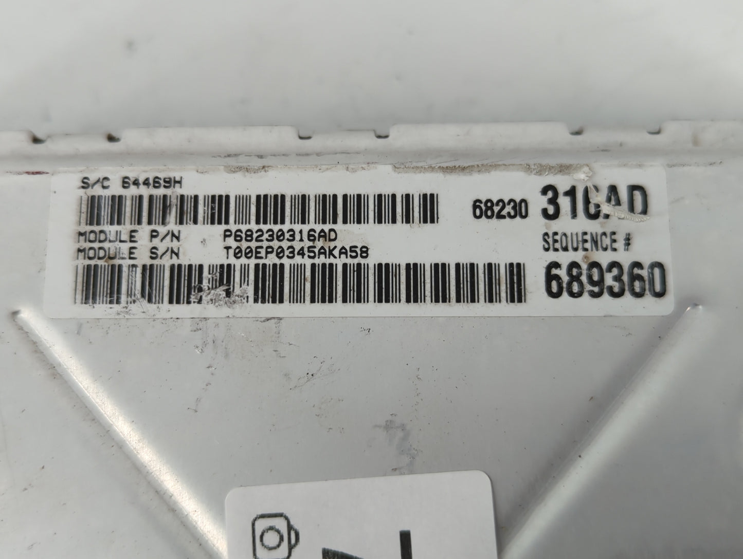 2015 Dodge Charger PCM Engine Control Computer ECU ECM PCU OEM P/N:P05150883AD P68230316AD Fits OEM Used Auto Parts - Oemuse