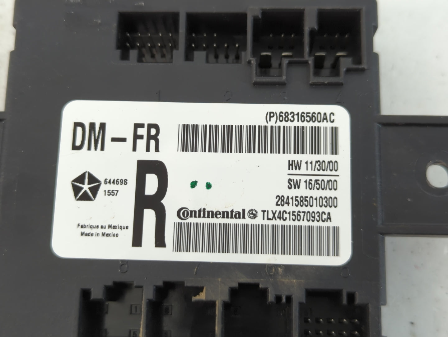 2015-2019 Dodge Charger Chassis Control Module Ccm Bcm Body Control - Oemusedautoparts1.com