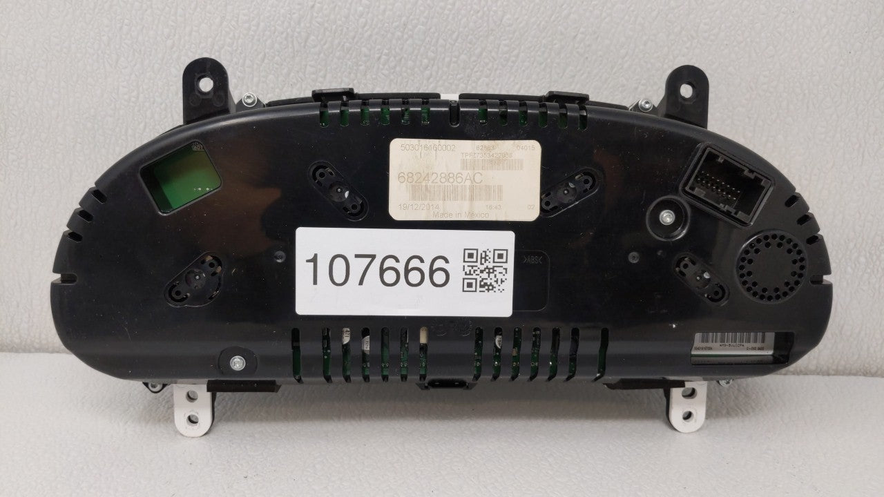 2015 Dodge Dart Instrument Cluster Speedometer Gauges P/N:M9-5LWH4R M9-5FG14R, 68242886AC Fits OEM Used Auto Parts - Oemused