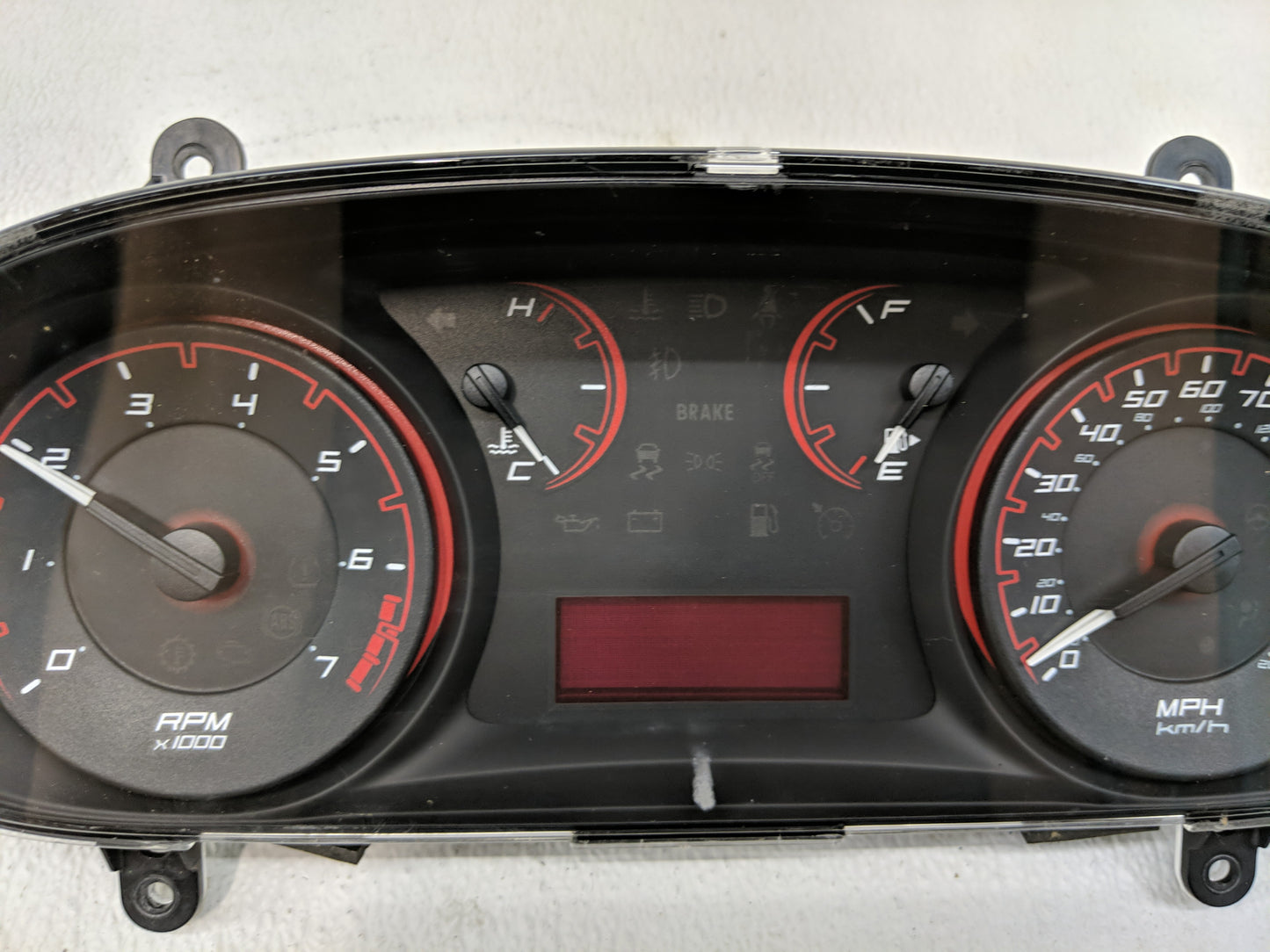 2015 Dodge Dart Instrument Cluster Speedometer Gauges P/N:554016167004 Fits OEM Used Auto Parts - Oemusedautoparts1.com