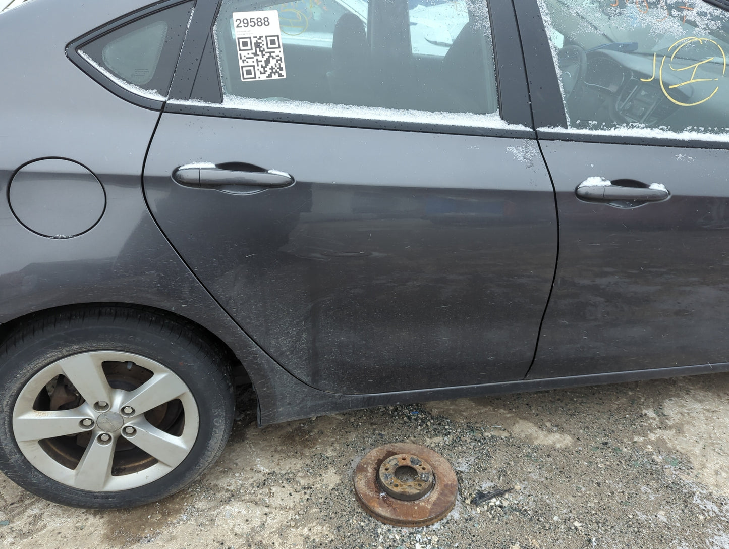 2013-2016 Dodge Dart Passenger Rear Door Oem 1280194 - Oemusedautoparts1.com
