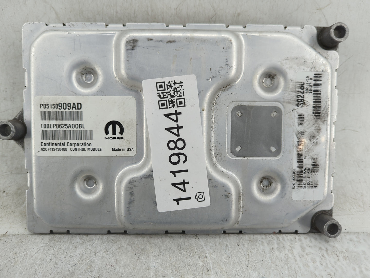 2014-2015 Dodge Dart PCM Engine Control Computer ECU ECM PCU OEM P/N:P05150909AD Fits Fits 2014 2015 OEM Used Auto Parts - O
