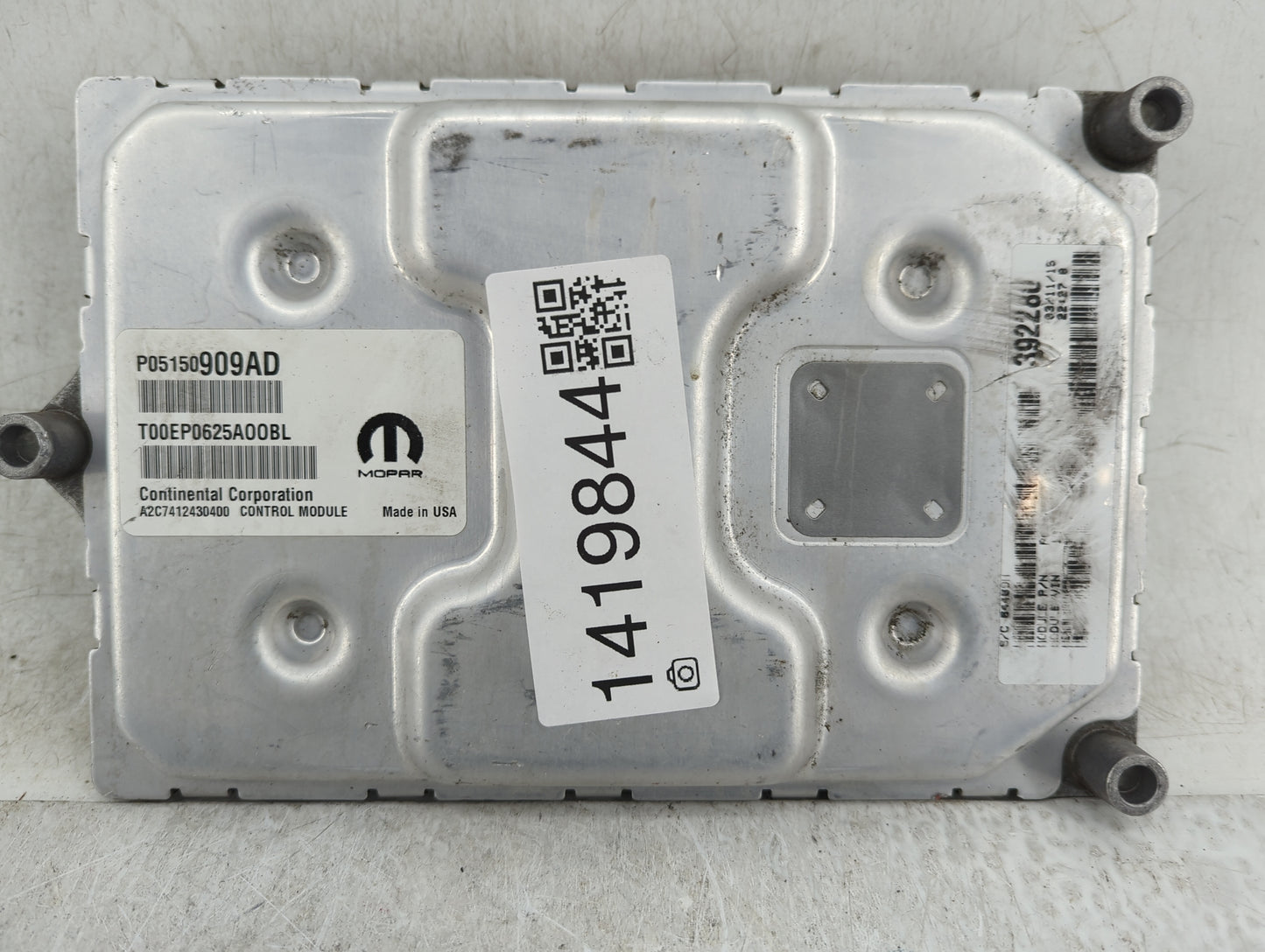 2014-2015 Dodge Dart PCM Engine Control Computer ECU ECM PCU OEM P/N:P05150909AD Fits Fits 2014 2015 OEM Used Auto Parts - O