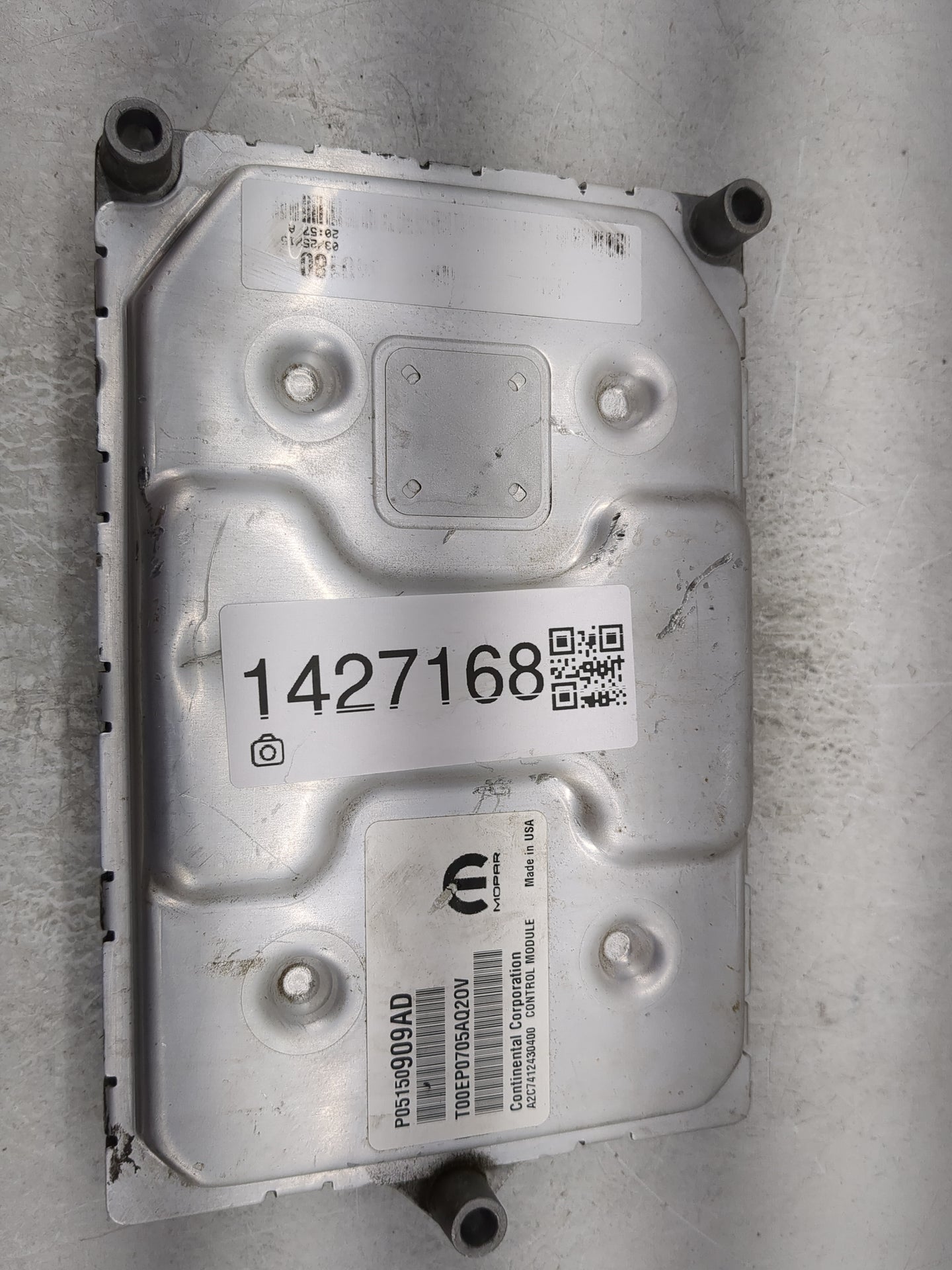 2015 Dodge Dart PCM Engine Control Computer ECU ECM PCU OEM P/N:P05150909AD T00EP0705AQ20V, A2C7412430400 Fits OEM Used Auto