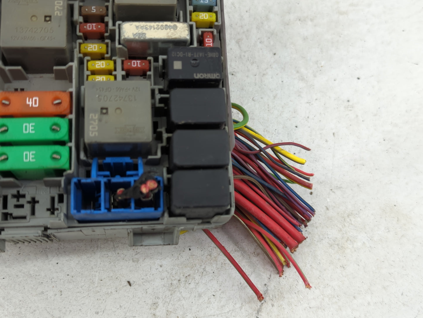 2015-2016 Dodge Dart Fusebox Fuse Box Panel Relay Module P/N:51867698 Fits Fits 2015 2016 OEM Used Auto Parts - Oemusedautop