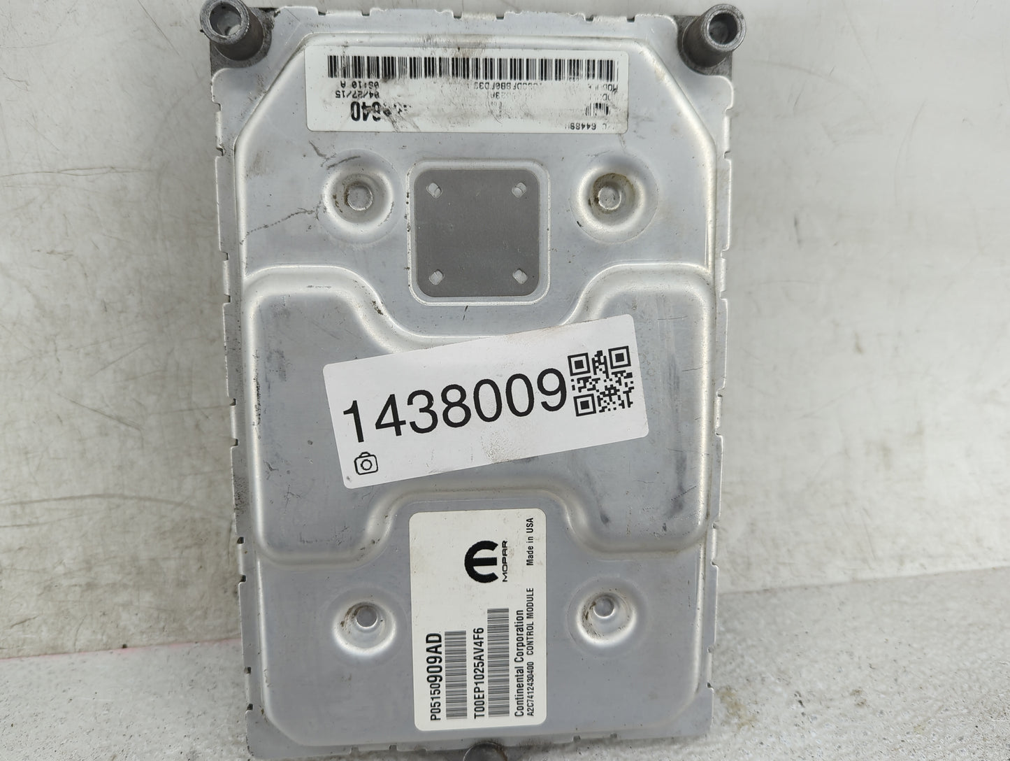 2015 Dodge Dart PCM Engine Control Computer ECU ECM PCU OEM P/N:P05150909AD, T00EP1025AV4F6, A2C7412430400 Fits OEM Used Aut
