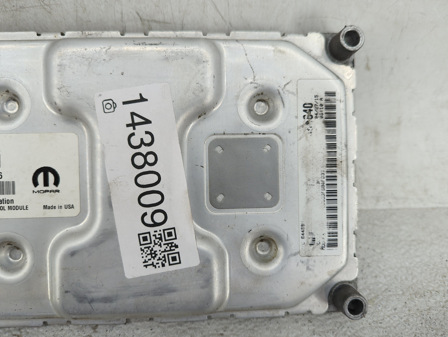 2015 Dodge Dart PCM Engine Control Computer ECU ECM PCU OEM P/N:P05150909AD, T00EP1025AV4F6, A2C7412430400 Fits OEM Used Aut