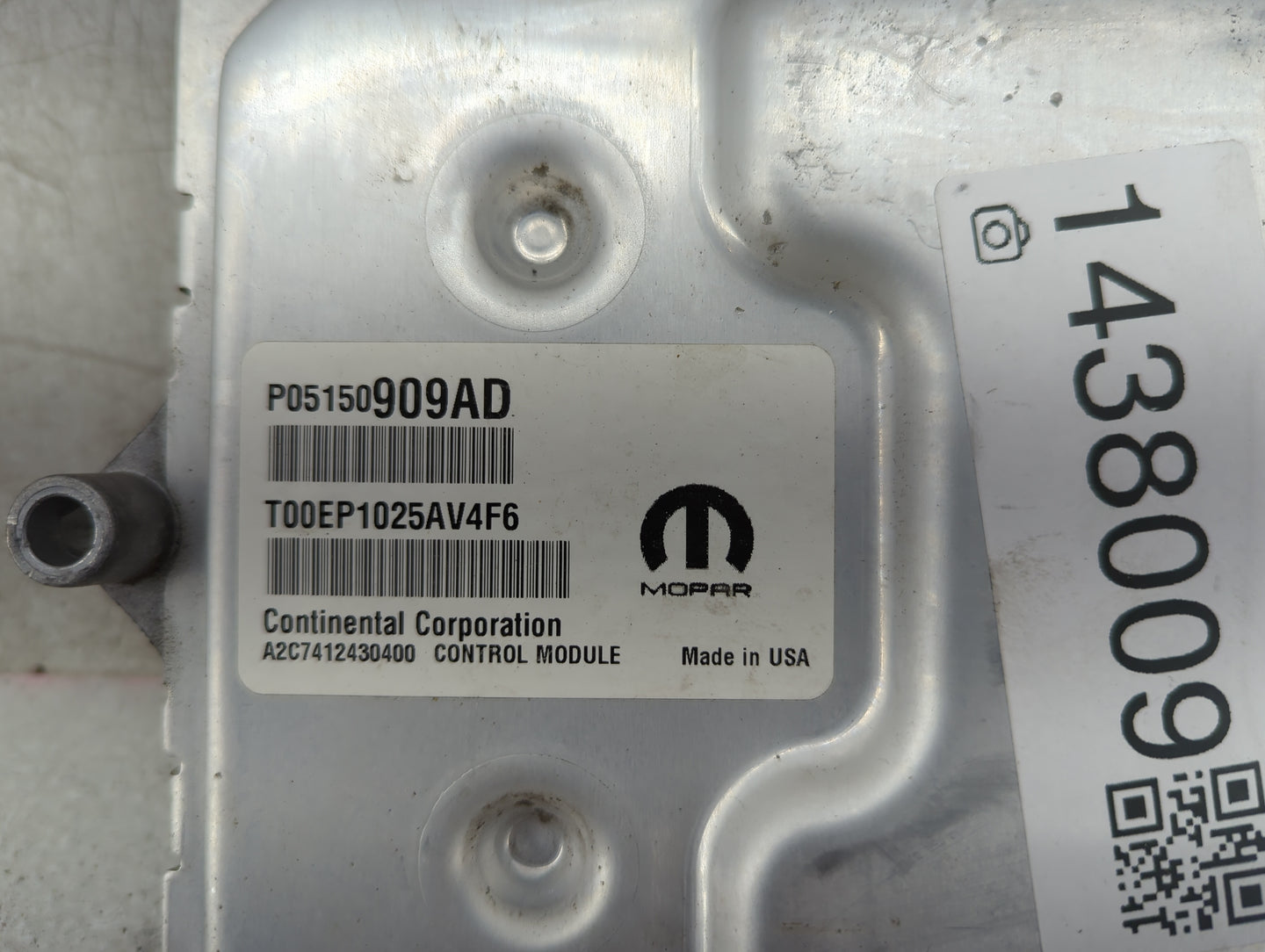 2015 Dodge Dart PCM Engine Control Computer ECU ECM PCU OEM P/N:P05150909AD, T00EP1025AV4F6, A2C7412430400 Fits OEM Used Aut