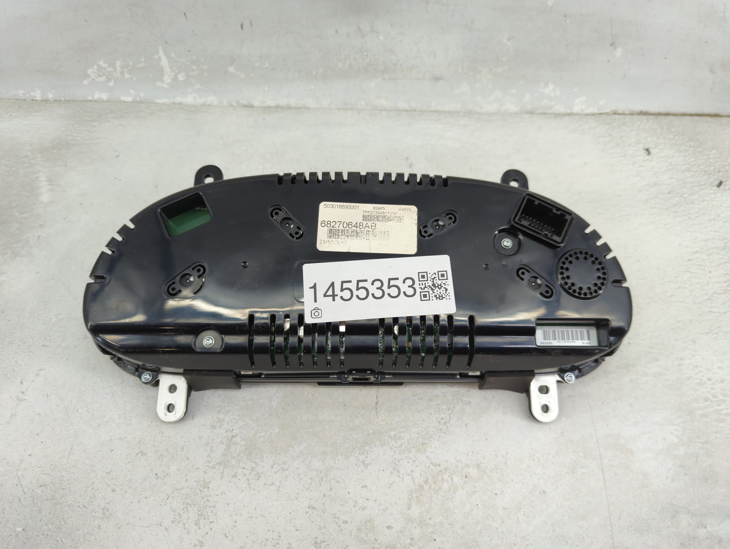 2015 Dodge Dart Instrument Cluster Speedometer Gauges P/N:68270648AB 5550101500 Miles: Fits OEM Used Auto Parts - Oemusedaut