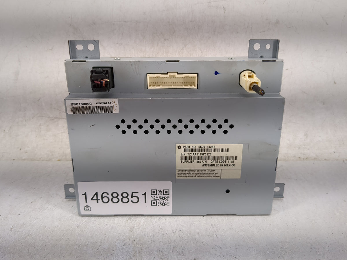 2013-2016 Dodge Dart Information Radio Display Screen 1468851 - Oemusedautoparts1.com