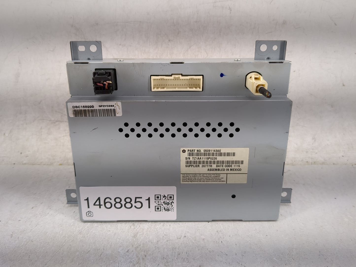 2013-2016 Dodge Dart Information Display Screen 1468851 - Oemusedautoparts1.com