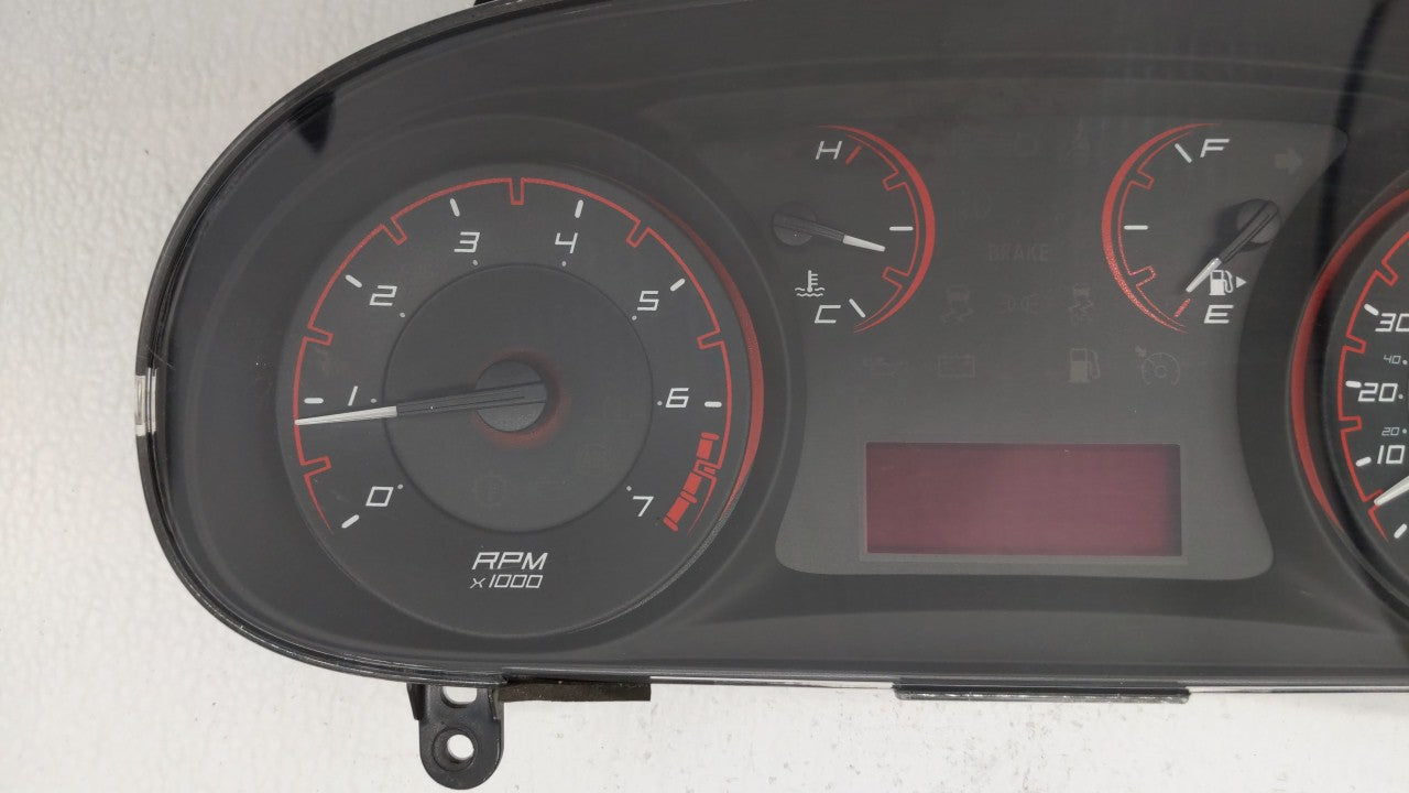 2015 Dodge Dart Instrument Cluster Speedometer Gauges P/N:M9-5LWH4R M9-5FG14R, 68242886AC, 68242888AC Fits OEM Used Auto Par
