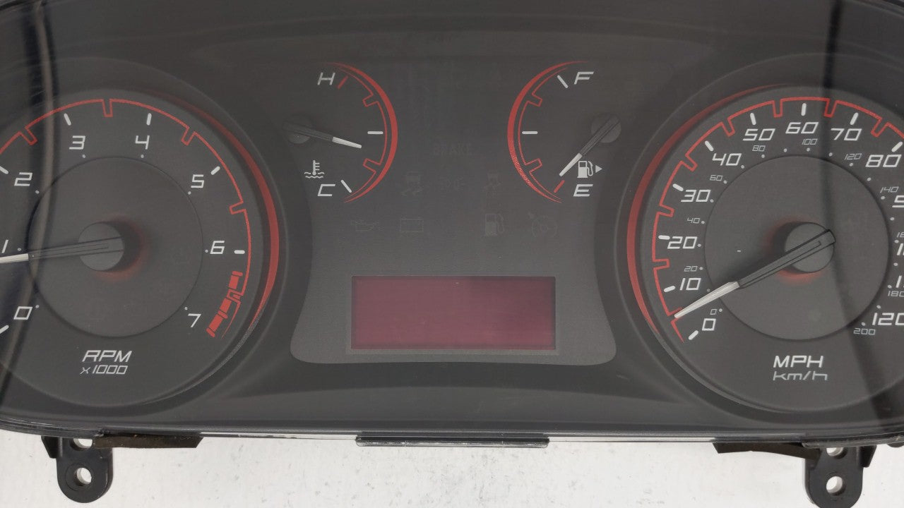 2015 Dodge Dart Instrument Cluster Speedometer Gauges P/N:M9-5LWH4R M9-5FG14R, 68242886AC, 68242888AC Fits OEM Used Auto Par
