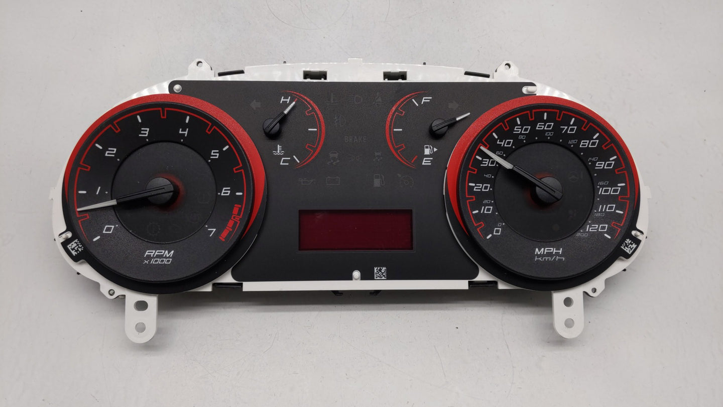 2015 Dodge Dart Instrument Cluster Speedometer Gauges P/N:M9-5LWH4R M9-5FG14R, 68242886AC, 68242888AC Fits OEM Used Auto Par