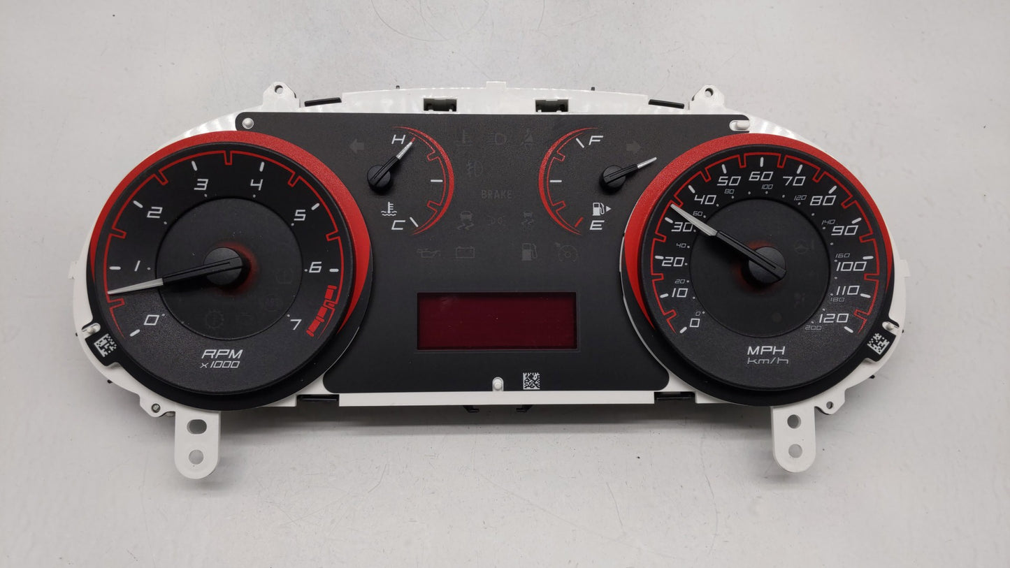 2015 Dodge Dart Instrument Cluster Speedometer Gauges P/N:M9-5LWH4R M9-5FG14R, 68242886AC, 68242888AC Fits OEM Used Auto Par